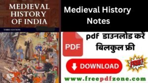 Medieval History Notes PDF Download Link (Complete)