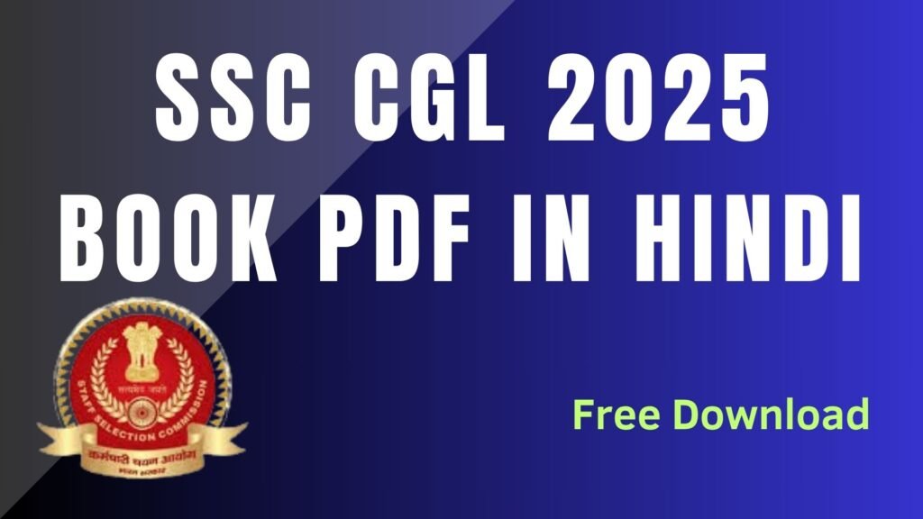 SSC CGL 2025 Book PDF in Hindi – Free Download