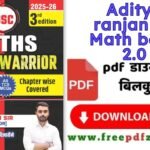 Aditya Ranjan sir math book 2.0 PDF Download Link