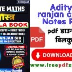 Aditya Ranjan class notes PDF Download Link
