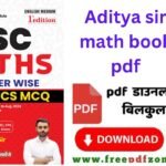 Aditya sir math book PDF Download Link