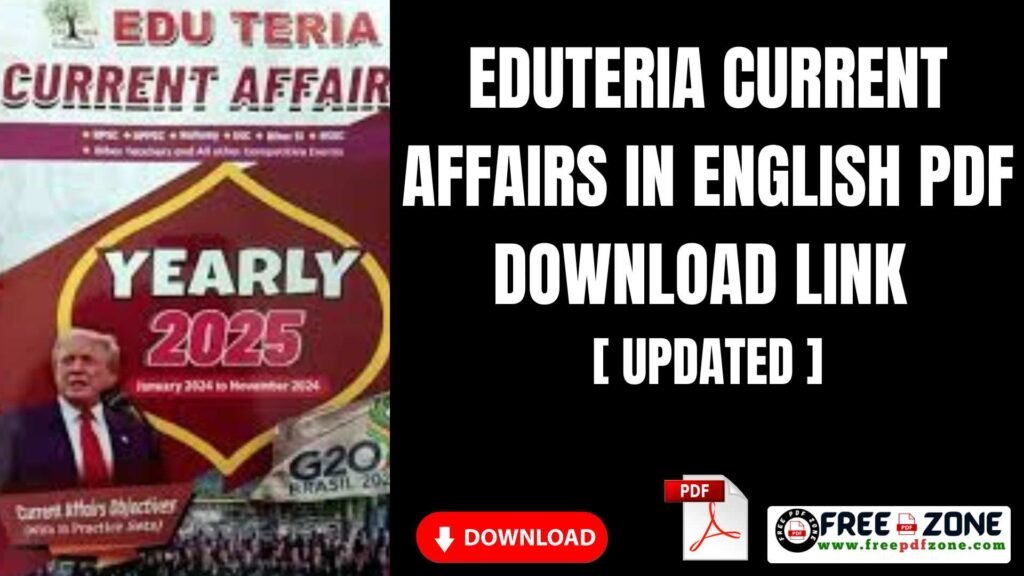 Eduteria Current Affairs in English PDF Download Link [Latest Updated]